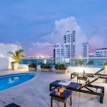 Bay-view 3br Castillogrande | Pool & Rooftop