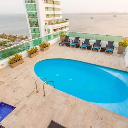 Apartamento Bay-view 3br Castillogrande | Pool & Rooftop *