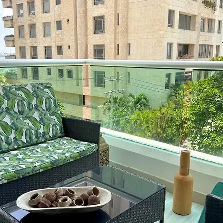 Bay-view 3br Castillogrande | Pool & Rooftop * Cartagena