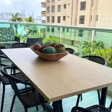 Bay-view 3br Castillogrande | Pool & Rooftop Cartagena